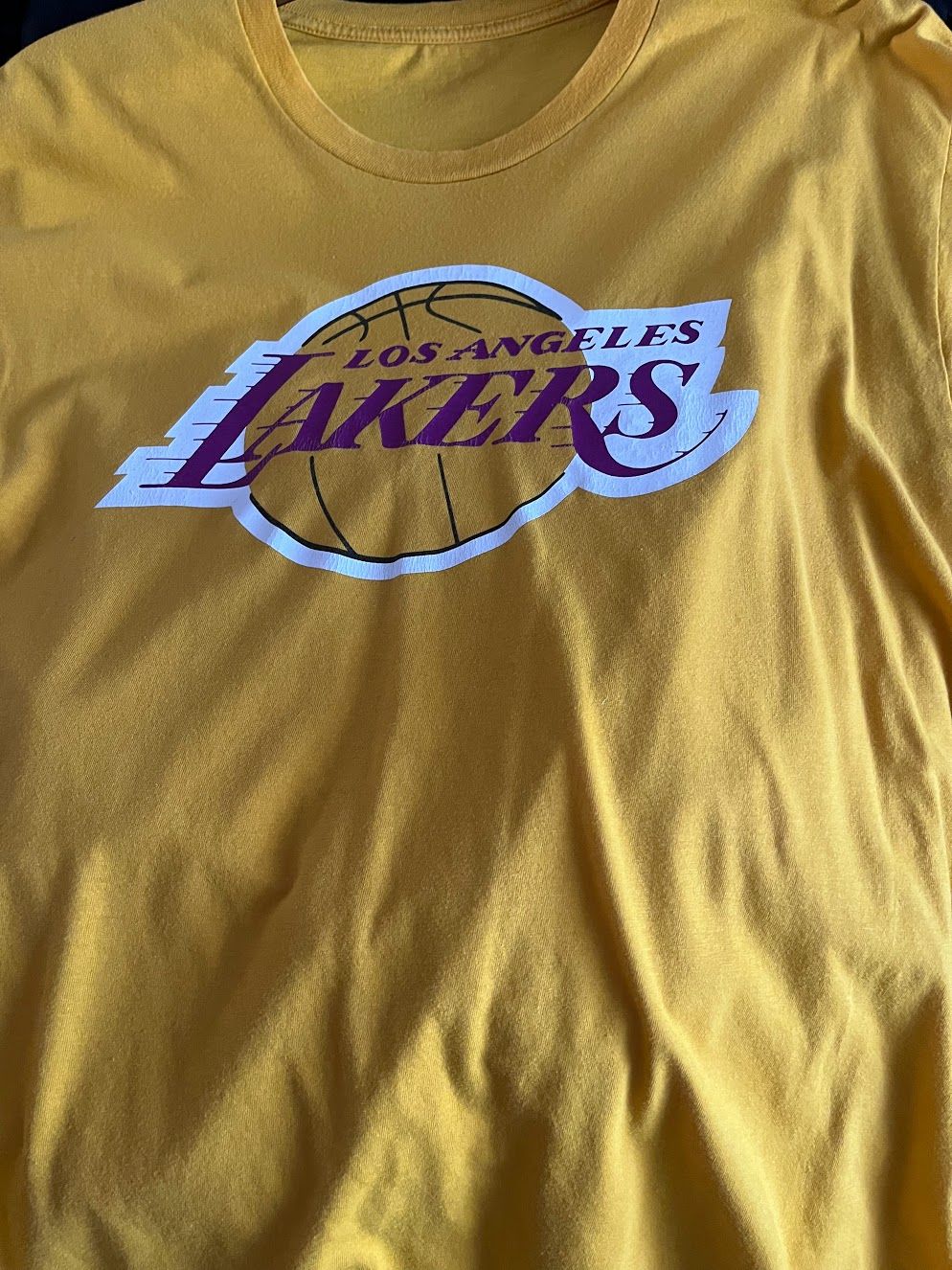 LA Lakers t-shirt in yellow/gold
